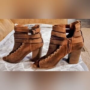 Diba True open toe booties